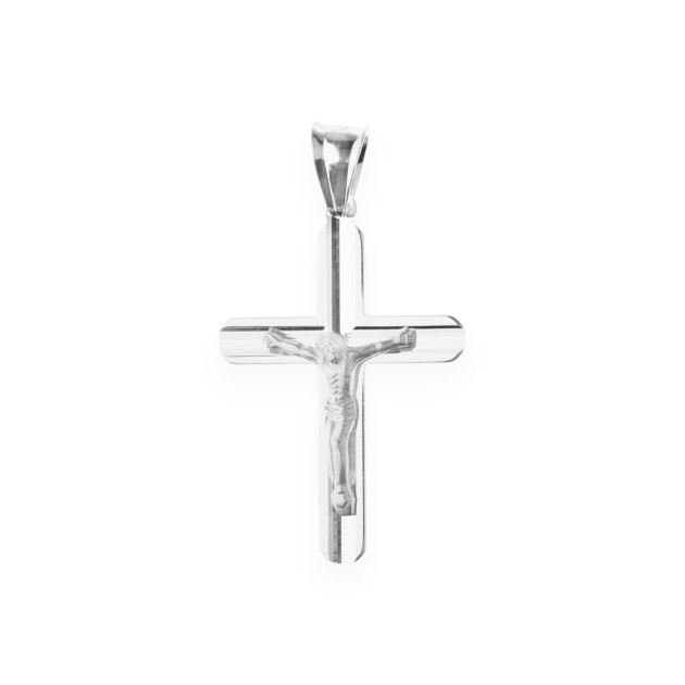 KD051/R - Zawieszka srebrna - krzyżyk