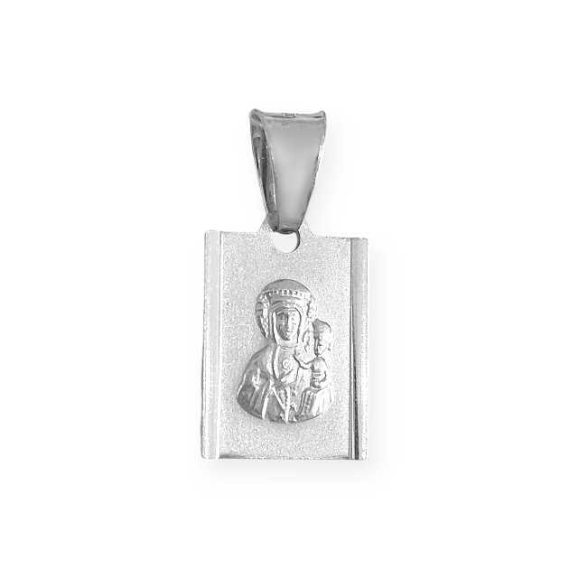 PX-925-ZA-113 - Zawieszka srebrna - medalik Matka Boska Częstochowska