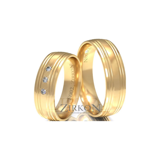 F-002 - Obrączki złote F-002