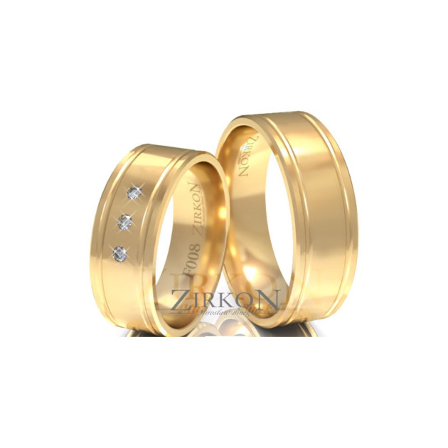 F-008 - Obrączki złote F-008