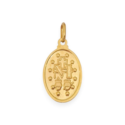 BA-585-ZA-60 - Zawieszka złota - Cudowny Medalik