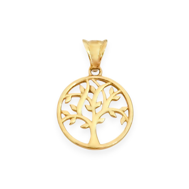 KL-585-ZA-265 - Zawieszka złota - drzewko szczęścia