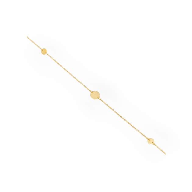 KL-585-BR-120 - Bransoletka złota na nogę