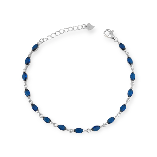 AZ-925-BR-96 - Bransoletka srebrna z cyrkoniami