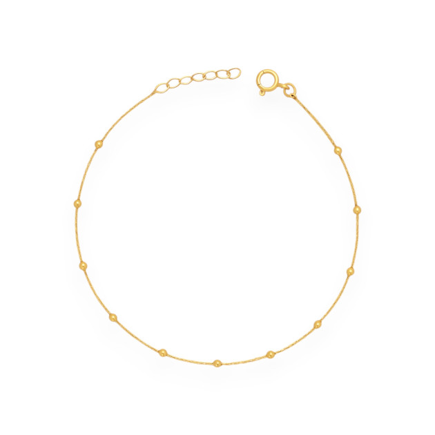GE-585-BR-42 - Bransoletka złota - kuleczki