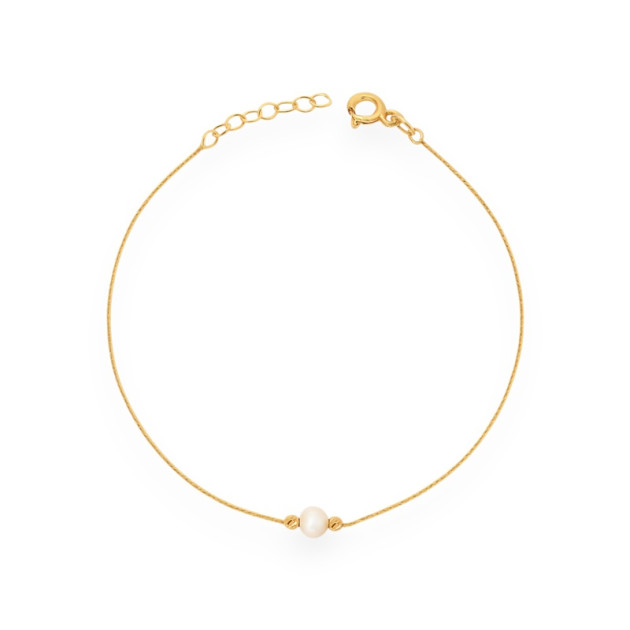 GE-585-BR-46 - Bransoletka złota z perłą