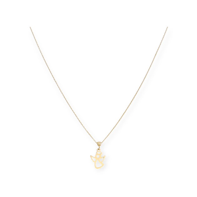 GE-585-NA-34 - Naszyjnik złoty - anioł