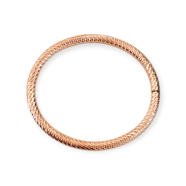 BA-925-BR-37 - Bransoletka pozłacana - sztywna