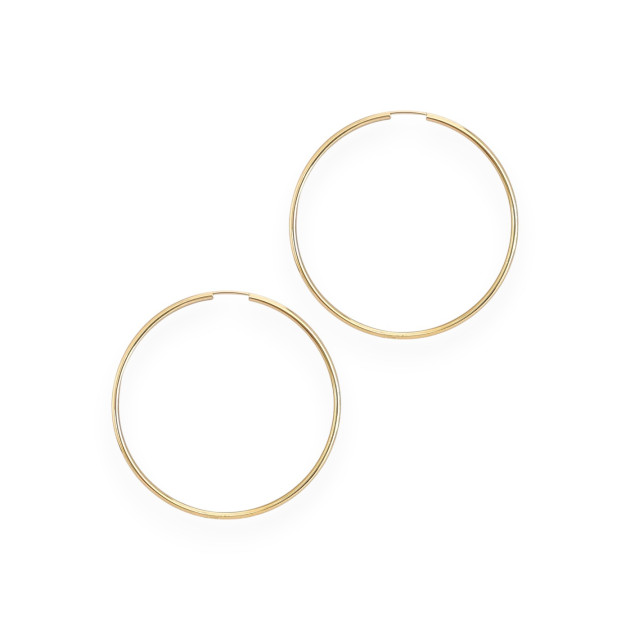 GE-585-KO-68 - Kolczyki złote - koła 48 mm