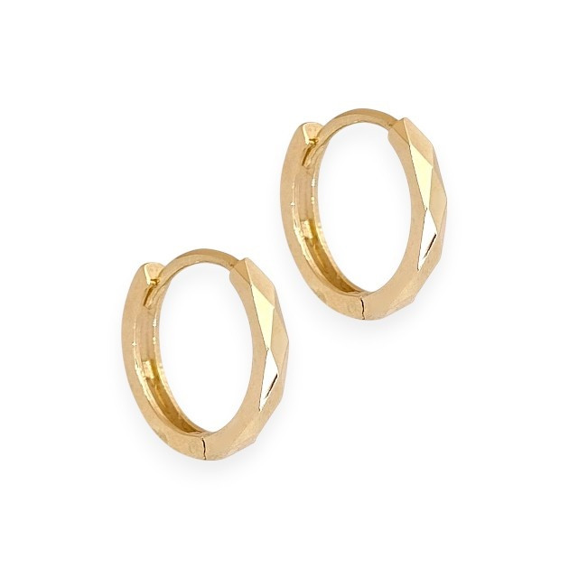 GE-585-KO-79 - Kolczyki złote - kółeczka