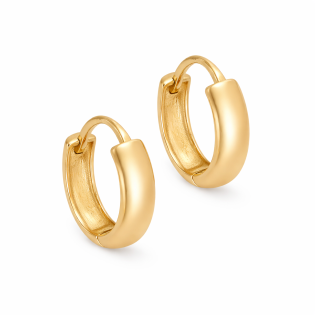 GE-585-KO-80 - Kolczyki złote kółeczka 