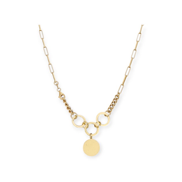 NP-925-NA-132 - Naszyjnik pozłacany