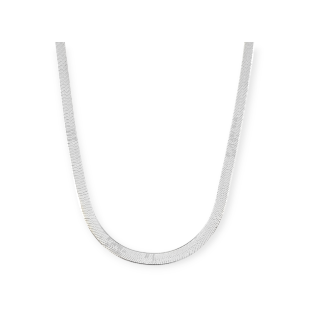 PX-925-NA-68 - Naszyjnik srebrny - taśma 5 mm