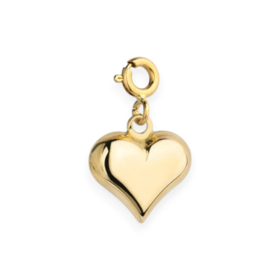 GE-585-ZA-56 - Zawieszka złota - charms, serce