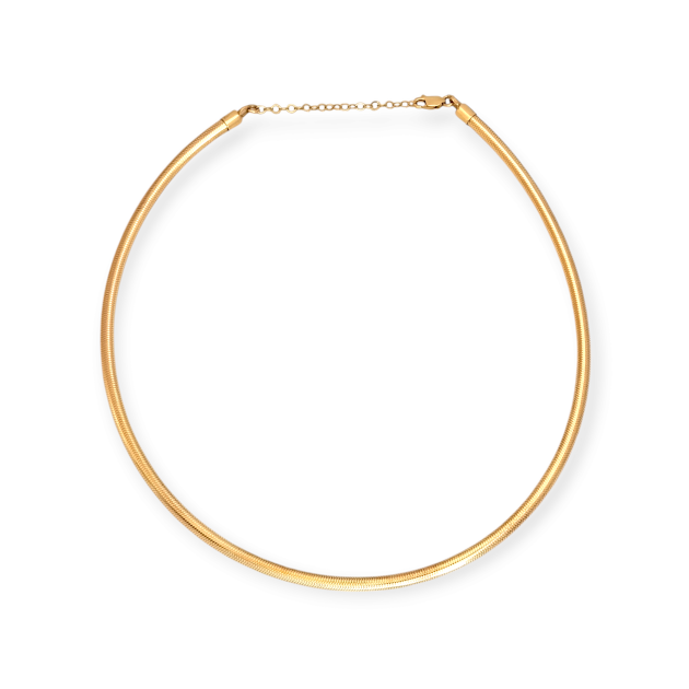 GE-585-NA-39 - Naszyjnik złoty 4 mm