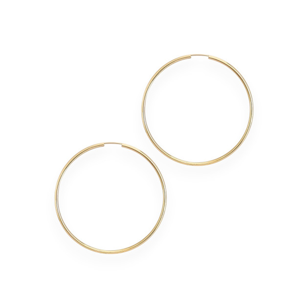 GE-585-KO-104 - Kolczyki złote - koła 43 mm