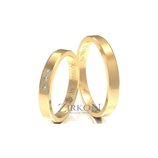 PF-3S - Obrączki złote 