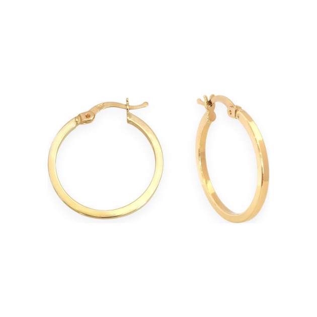 GE-585-KO-111 - Kolczyki złote - koła 23 mm