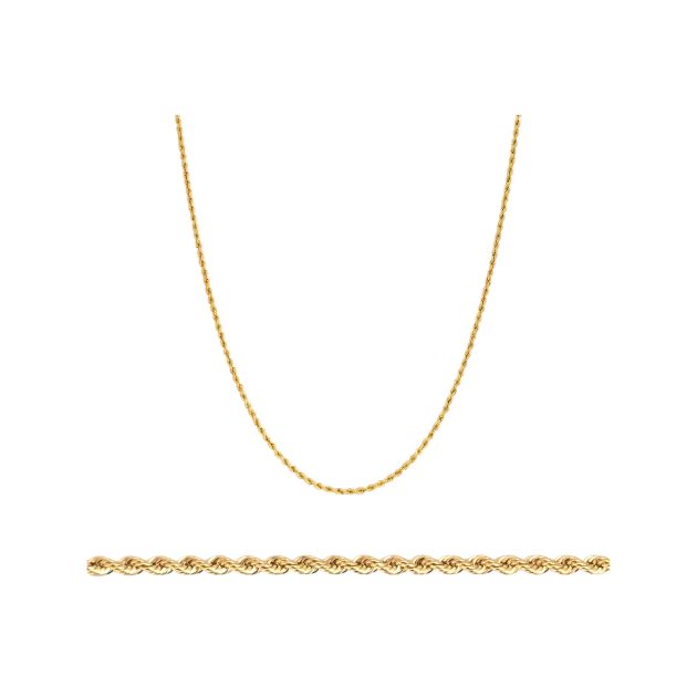 GE-585-ŁA-5 - Łańcuszek złoty - kordel 2 mm