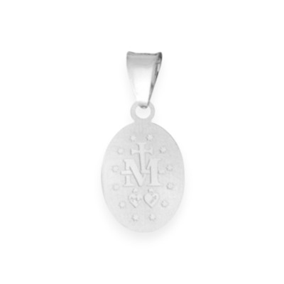 MD475/R-1 - Zawieszka srebrna Cudowny Medalik diamentowany