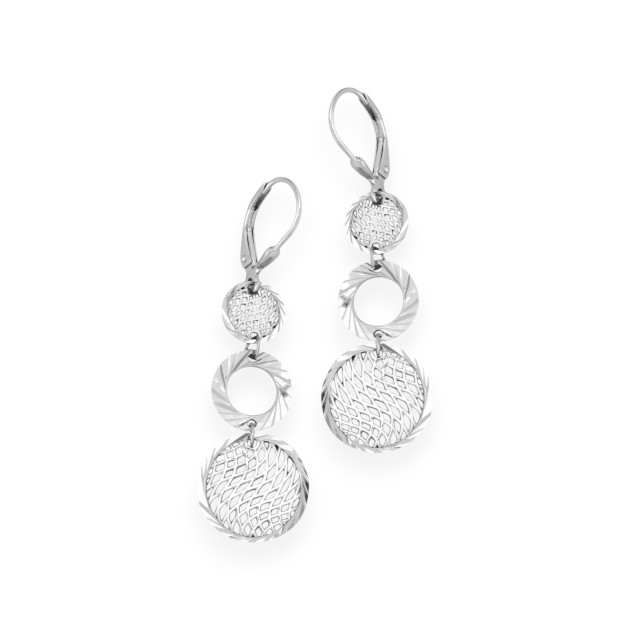 KL-925-KO-3 - Kolczyki srebrne