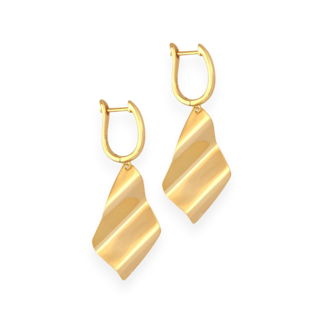 AZ-925-KO-38 - Kolczyki pozłacane