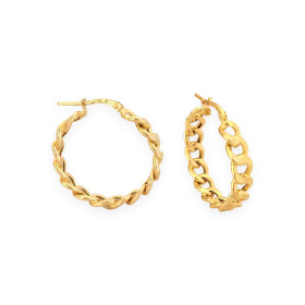 JD-925-KO-22 - Kolczyki pozłacane 