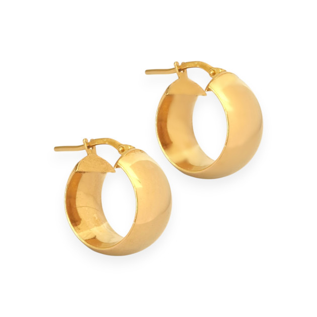 BA-925-KO-22 - Kolczyki pozłacane - koła