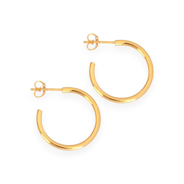 JO-925-KO-10 - Kolczyki pozłacane