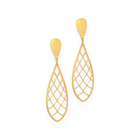 JO-925-KO-16 - Kolczyki pozłacane