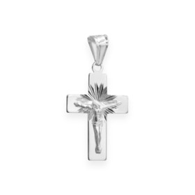 GKD069/R - Zawieszka srebrna - krzyżyk