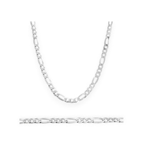 BA-925-ŁA-58 - Łańcuszek srebrny - figaro 7 mm