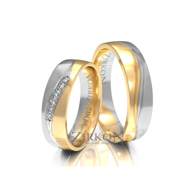 D-002 - Obrączki złote D-002