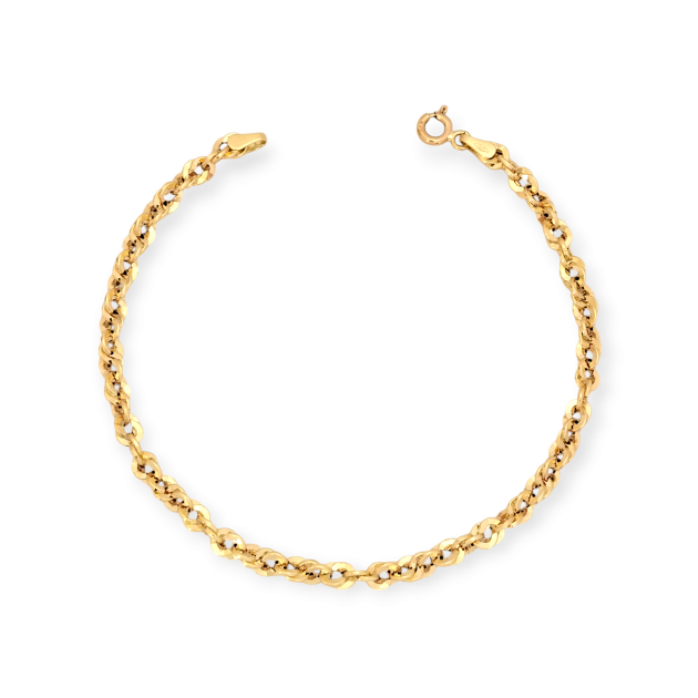 OF-585-BR-79 - Bransoletka złota - irydia 3 mm