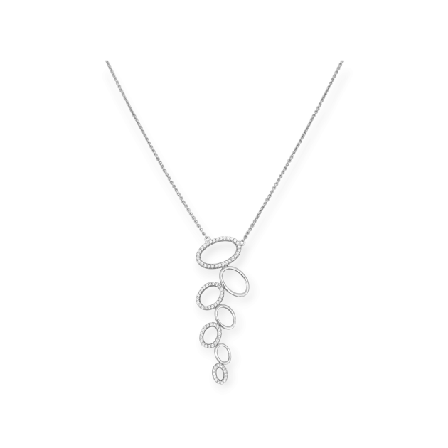 SV-925-NA-1 - Naszyjnik srebrny z cyrkoniami