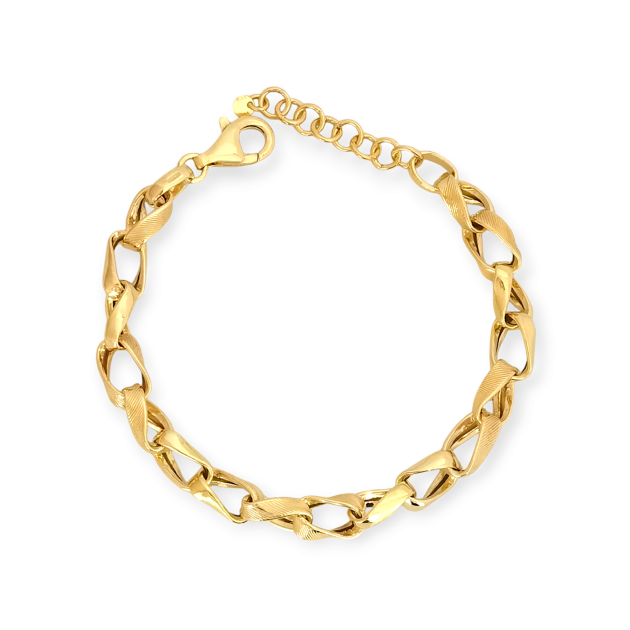 SV-925-BR-7 - Bransoletka pozłacana