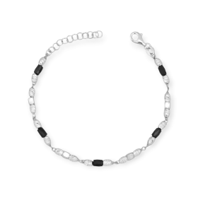 VD-925-BR-35 - Bransoletka srebrna z cyrkoniami