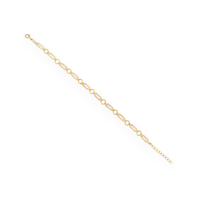 VD-925-BR-43 - Bransoletka srebrna z cyrkoniami