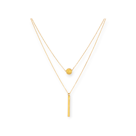 VD-925-NA-15 - Naszyjnik pozłacany