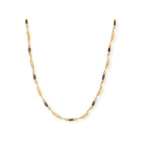 VD-925-NA-17 - Naszyjnik pozłacany z cyrkoniami