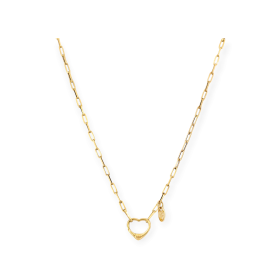 BA-585-NA-27 - Naszyjnik złoty - serce