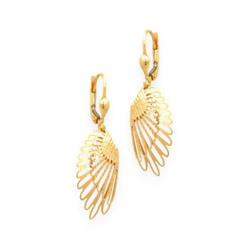 GE-585-KO-144 - Kolczyki złote - skrzydła