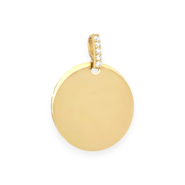 GE-585-ZA-101 - Zawieszka złota z cyrkoniami