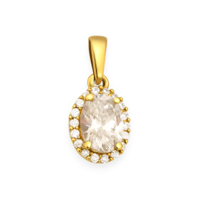 NA-585-ZA-14 - Zawieszka złota z cyrkoniami