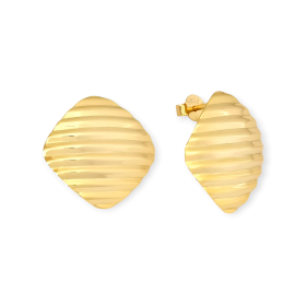 MŻ-925-KO-6 - Kolczyki pozłacane