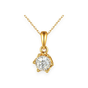 P88312 Y - Zawieszka złota z diamentem