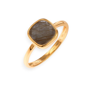 F5/PP/POP/A04QT - Pierścionek złoty z kwarcem