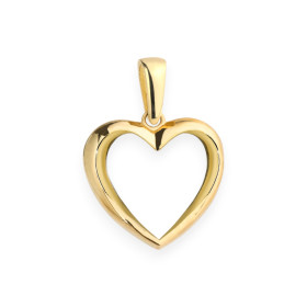 GE-585-ZA-113 - Zawieszka złota - serce