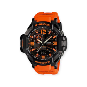 GA-1000-4AER - Zegarek męski sportowy Casio G-shock GA-1000-4AER pomarańczowy