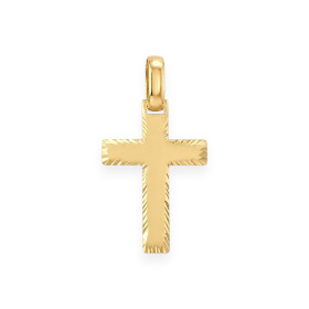 KL-585-ZA-303 - Zawieszka złota krzyżyk diamentowany